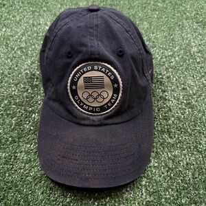 Nike Team USA Olympics Hat Cap Adults One Size Blue Sports Performance
